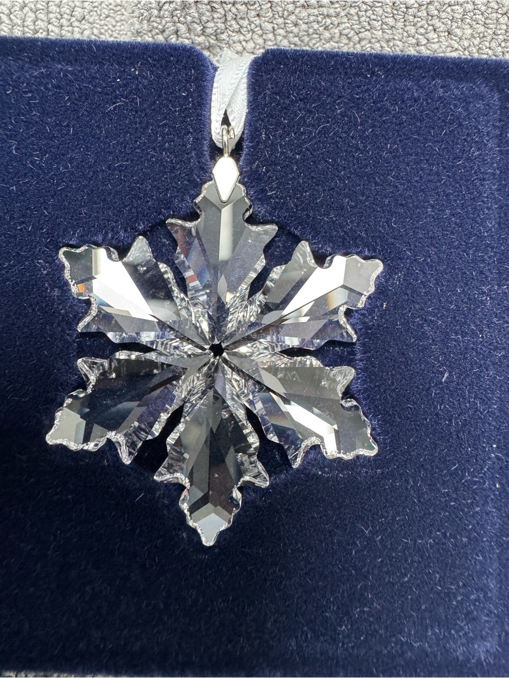 Retired 2014 Crystal Swarovski  Snowflake Ornament NIB